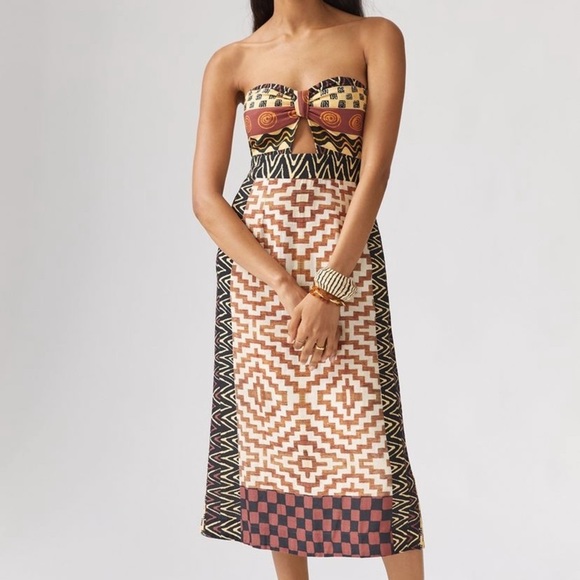 Anthropologie Dresses & Skirts - Anthropologie Geo Cut-Out Midi Dress | Size 6